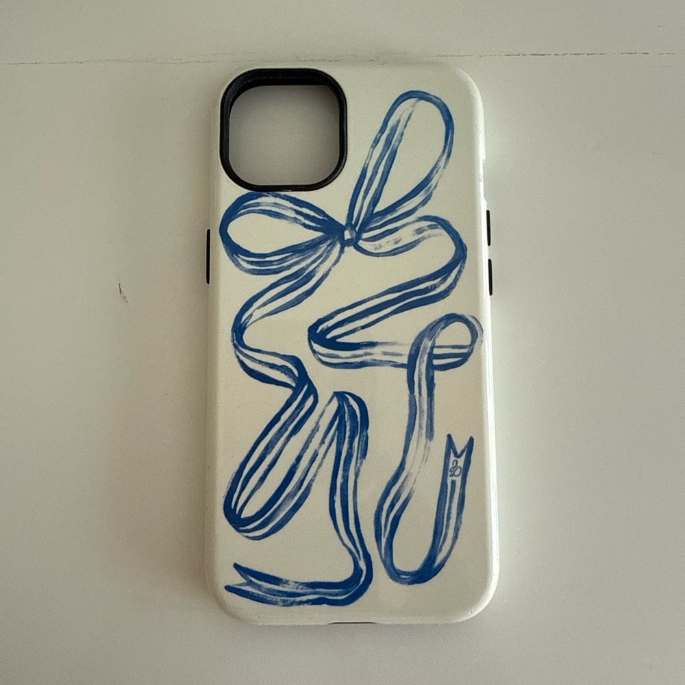The Dairy Bowerbird Ribbon by Jasmine Dowling iPhone 13 Phone Case